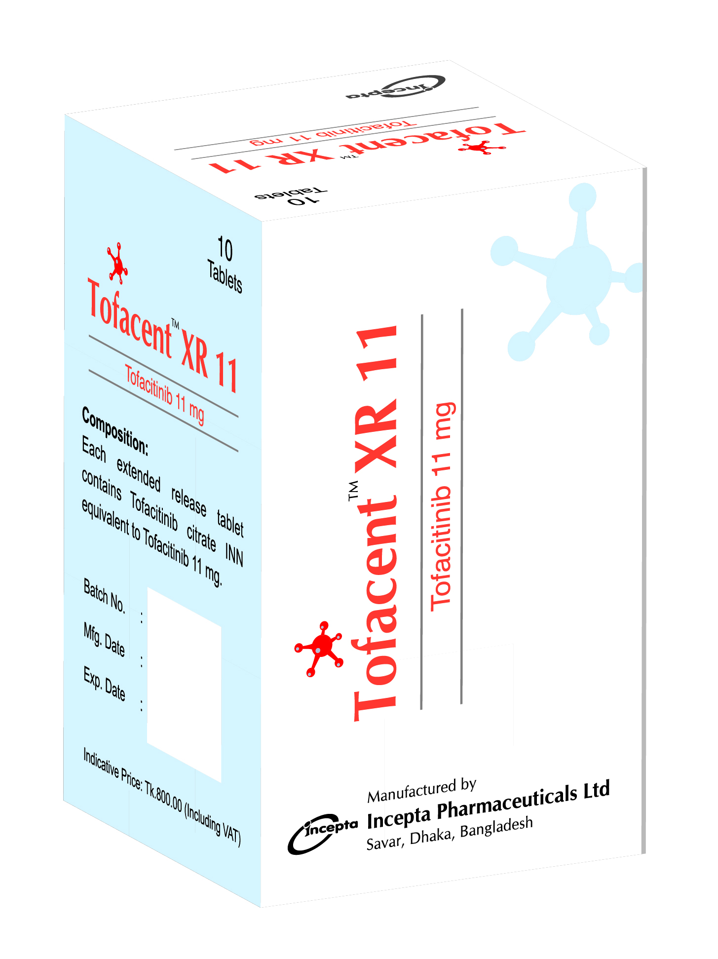 Tab. Tofacent XR 11mg